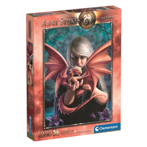 Clementoni - Puzzle 1000 Anne Stokes: Dračí královna - 33C39640