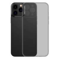 Baseus Frosted Glass Case pro iPhone 13 PRO (černý) + tvrzené sklo