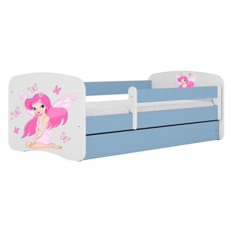 Dětská postel Babydreams+M modrá 80x180 Víla 1 BAUMAX