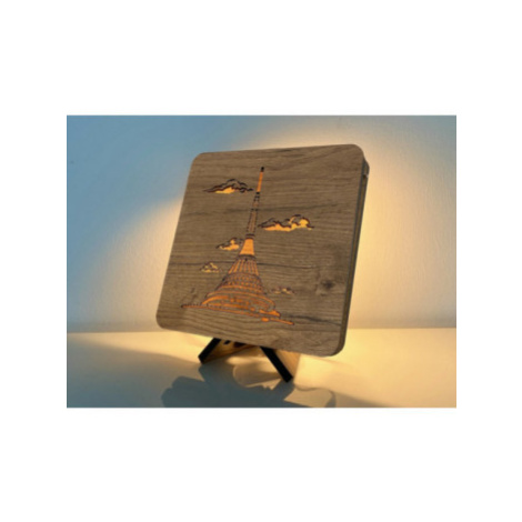 Li-Go Ještěd lampa 19x19 cm provedení povrchu svítidla: dub B 5078, Barva dřeva dub medový