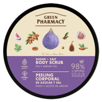 Green Pharmacy Sugar Body Scrub - cukrový tělový peeling, 200 ml Fig ● Argan oil - fíka a argano