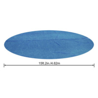 BESTWAY 58253 - Solarní plachta na bazén 462 cm modrá kulatá