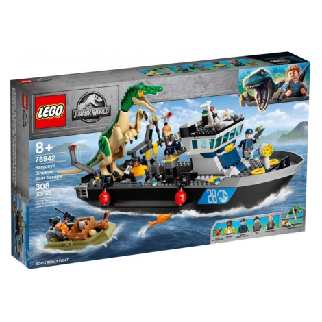 Lego® jurassic world 76942 útěk baryonyxe z lodě