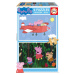 Dřevěné puzzle Peppa Pig Educa 2 x 16 dílů od 4 let