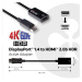 Club3D Adaptér aktivní DisplayPort 1.4 na HDMI 2.0b, HDR, 19cm