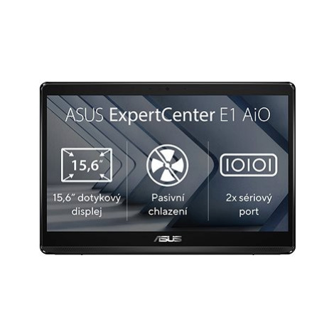 ASUS ExpertCenter E1 E1600WKAT-BA042M Black dotykový