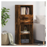 vidaXL Skříň highboard kouřový dub 45 x 42,5 x 124 cm kompozitní dřevo