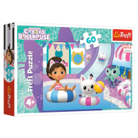 Trefl Puzzle 60 - Gabby u bazénu / Universal Gabby's Dollhouse