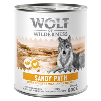 Wolf of Wilderness Senior 6 x 800 g – se spoustou čerstvé drůbeže - Sandy Path - drůbež s kuřecí