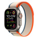 Apple Watch Ultra 2 49mm titanové pouzdro s oranžovo-béžovým trailovým tahem - S/M
