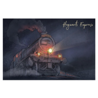 Umělecký tisk Harry Potter - Hogwarts Express, 40 × 26.7 cm