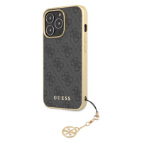 Guess 4G Charms Cover iPhone 13 Pro šedý