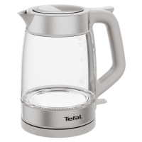 Rychlovarná konvice Tefal Glass KI605B30 Světle šedá/Nerezová