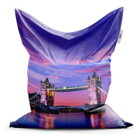 Sablio Sedací vak Classic Londýn Tower Bridge - 150x100 cm