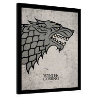 Obraz na zeď - Hra o Trůny (Game of Thrones) - Stark, 30x40 cm