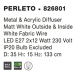 Nova Luce Stylové závěsné svítidlo Perleto v několika variantách - 2 x 10 W, pr. 350 mm, matná b