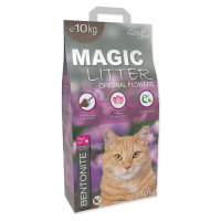 Magic Cat Kočkolit MAGIC LITTER Bentonite Original Flowers 10 kg