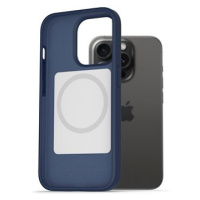 AlzaGuard Magsafe Silicone Case pro iPhone 15 Pro Max modrý