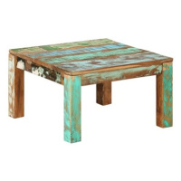 SHUMEE Konferenční stolek 60 × 60 × 35 cm masivní recyklované dřevo, 337273