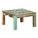 SHUMEE Konferenční stolek 60 × 60 × 35 cm masivní recyklované dřevo, 337273