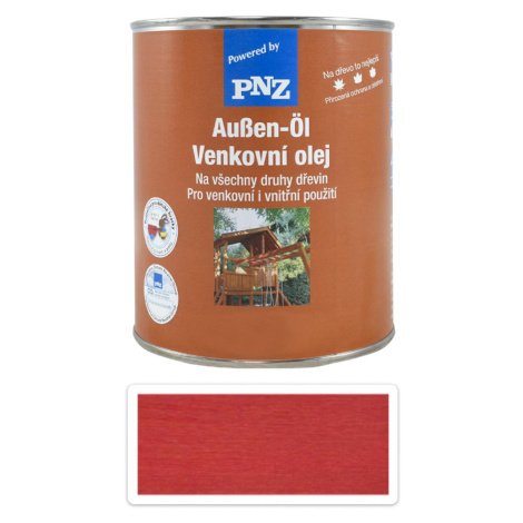 PNZ Venkovní olej 0.75 l Červený