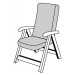Doppler HIT UNI 8833 vysoký - polstr na zahradní židli a křesla