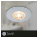 BRILONER LED vestavná svítidla, pr.9 cm, 3x LED, 5 W, 480 lm, matný chrom IP65 BRI 7044-034