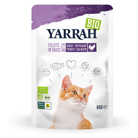 Yarrah Bio filety v omáčce 14 x 85 g - s bio krocaním