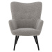 BLOOMINGVILLE Židle Perry Lounge Chair, přírodní, polyester