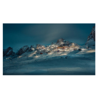 Fotografie Zizhu Temple Tibet, qiye, 40 × 22.2 cm