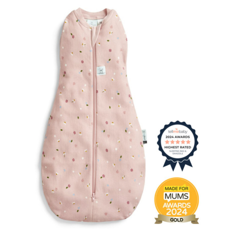 ERGOPOUCH - Zavinovačka a pytel na spaní 2v1 Cocoon Daisies 3-6 m, 6-8 kg, 0,2 tog