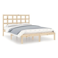 Rám postele masivní dřevo 200 × 200 cm, 3105490