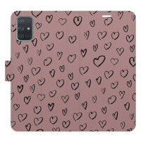 iSaprio Flip pouzdro Heart Dark 02 pro Samsung Galaxy A71