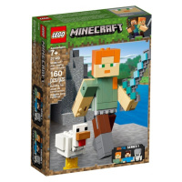 Lego® minecraft 21149 velká figurka: alex s kuřetem