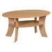 ArtCross Konferenční stolek ECLIPSE 3 | D Barva: craft zlatý