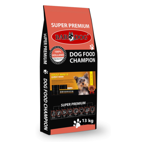 Granule Bardog Super premiové granule Adult Mini S 24/13 - 15 kg