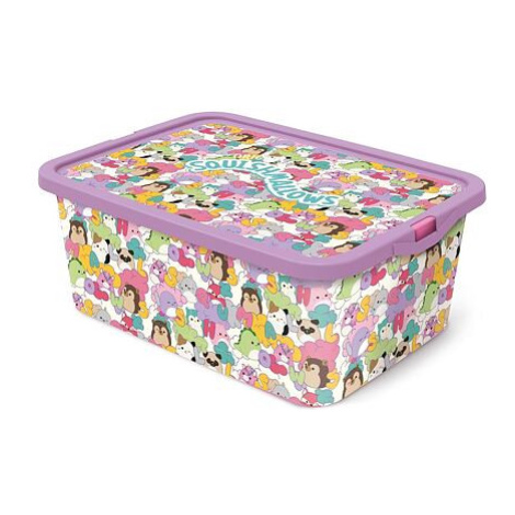 Squishmallows STOR úložný box s víkem - 13 L