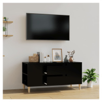 vidaXL TV skříňka černá 102x44,5x50 cm kompozitní dřevo