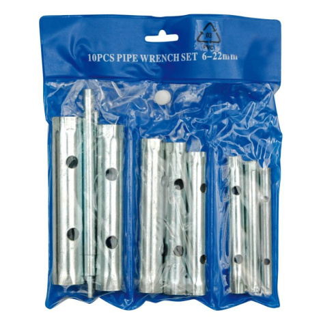 Sada klíčů trubkových, 6 - 22 mm, 10 ks Vorel
