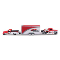 MAISTO - Design Team Haulers, 1993 Chevrolet 454 SS Pick-up, Car Trailer, 1936 Chevy Pickup, 1:6