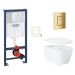 Závěsný wc set do lehkých stěn / předstěnová montáž Grohe Essence SIKOGRSESSCGL0