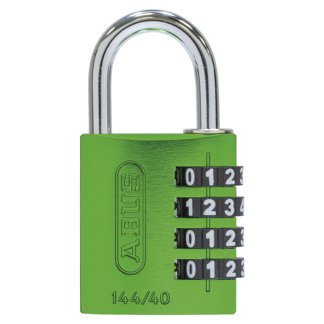 ABUS Hliníkový číslicový zámek, 144/40 Lock-Tag, bal.j. 6 ks, zelená