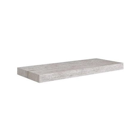 Shumee plovoucí nástěnná betonově šedá 60×23,5×3,8 cm MDF, 326597