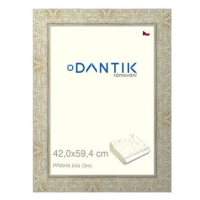 DANTIK rámeček 42 × 59,4, PRAHA Bílý plexi čiré