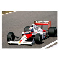 Fotografie Alain Prost driving a McLaren MP4/5, 1989, 40 × 26.7 cm