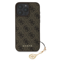 Zadní kryt Guess 4G Charm pro Apple iPhone 16 Pro Max, tón v tónu hnědá