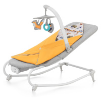 Kinderkraft Houpátko vibrující s melodií Felio 2 Forest Yellow 0m+, do 9 kg