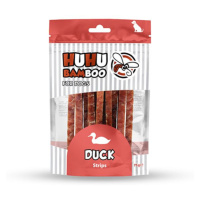 Huhubamboo Dog pamlsky kachní proužky 75 g