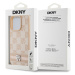 Zadní kryt DKNY PU Leather Checkered Pattern and Stripe pro Apple iPhone 15 Pro Max, růžová