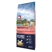 ONTARIO Dog Large Weight Control Turkey & Potatoes & Herbs 12 kg